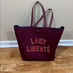 Kate Spade Dashing Beauty Lady Liberte Tote